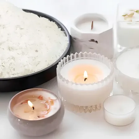 Cera de Coco em Escamas 2kg para Velas Artesanais e Cosméticos