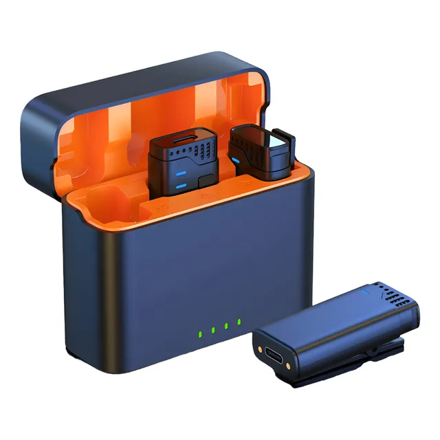 Micrófono Inalámbrico Doble Para Camara Celular Tipoc iPhone