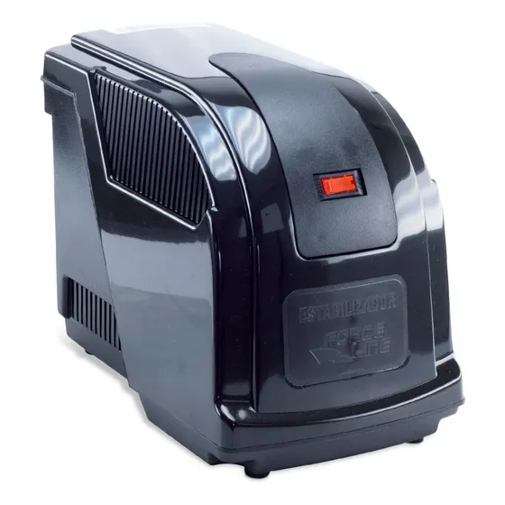 Estabilizador Eletrodoméstico 2000va 115v Preto Forceline