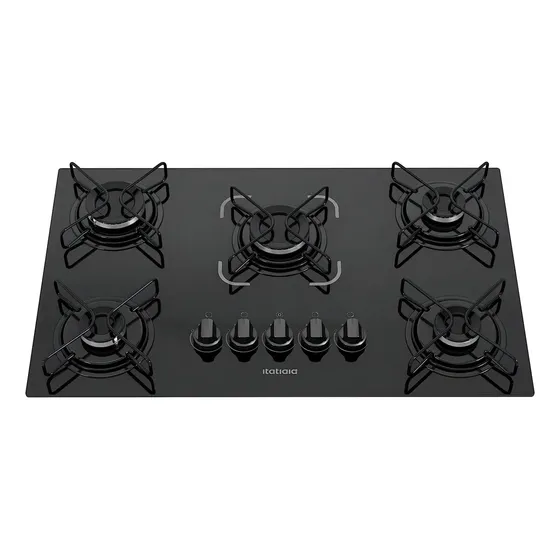 Cooktop Itatiaia Essencial 5 Bocas Preto