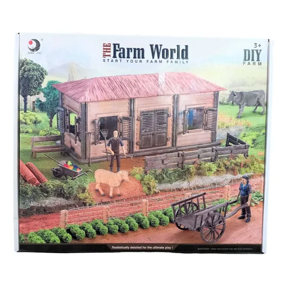 Set De Granja Con Accesorios Juguete Infanti Granjero Febo