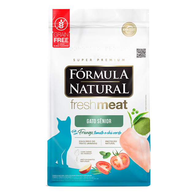 Formula Natural Fresh Meat Gato Senior 7+ Frango 10,1kg