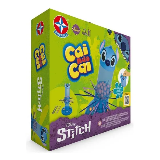 Jogo Brinquedo Cai Não Cai Stitch Estrela