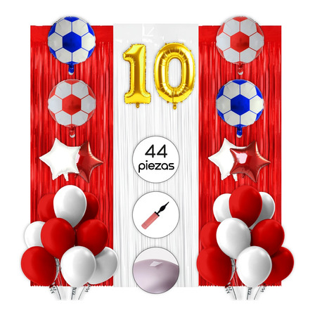 Combo Globos Argentinos Jrs Decoración Cumple Super Completo Combo Globos Argentinos Jrs Decoración Cumple Super Completo