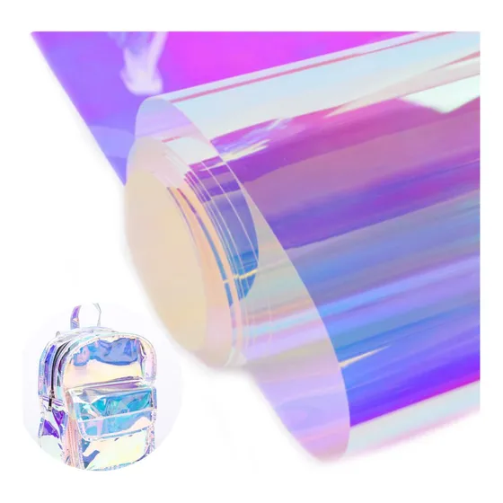 2 Metros - Plastico Holografico Efeito Camelao Para Bolsas Desenho Do Tecido Cristal Pvc