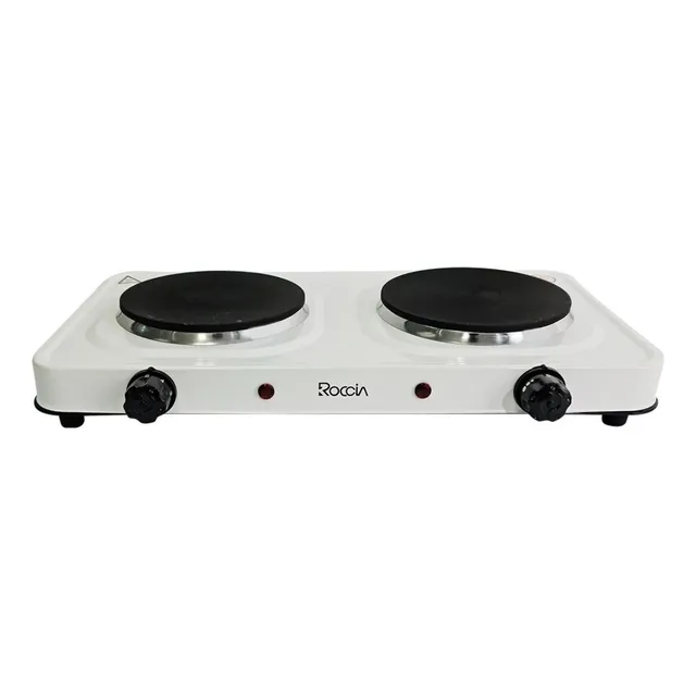 Cocina Eléctrica 2 Hornillas Tipo Plato 110v