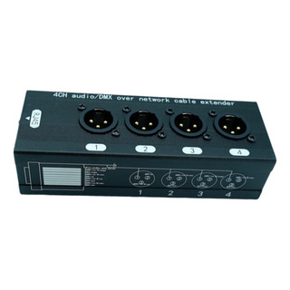 Ethernet Extender Ethernet Box De 4 Canales Xlr 11 Hombre Ethernet Extender Ethernet Box De 4 Canales Xlr 11 Hombre