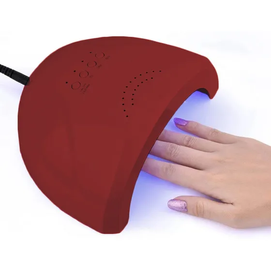 Lampara Led Uv Uñas Acrilicas Gelish Esmalte 48w Profesional
