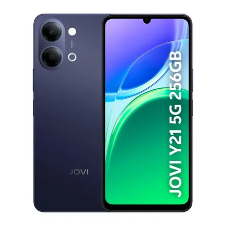 Smartphone Jovi Y21 5g 256gb, 4+4gb Ram, Câmera 50mp, Selfie 5mp, Mediatek D6300, Bateria 6500mah, Carregamento 44w - Azul