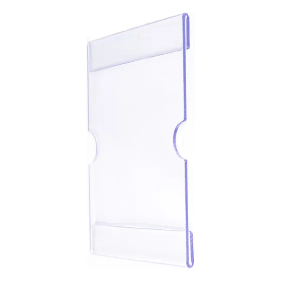 Display Porta Preço Acrílico A8 Vertical 5x7,5cm - 75 Un
