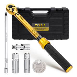 Set Llave Dinamométrica 3/8 Con Enchufe De Bujíay Magnética Set Llave Dinamométrica 3/8 Con Enchufe De Bujíay Magnética