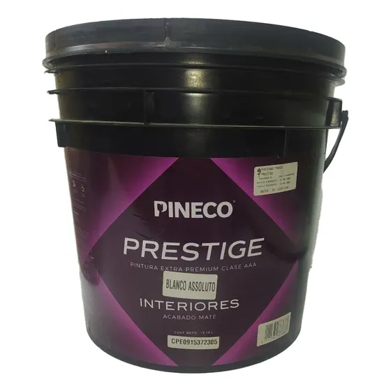 Pintura Prestige Clase A Mate Blanco Assoluto Cuñete 