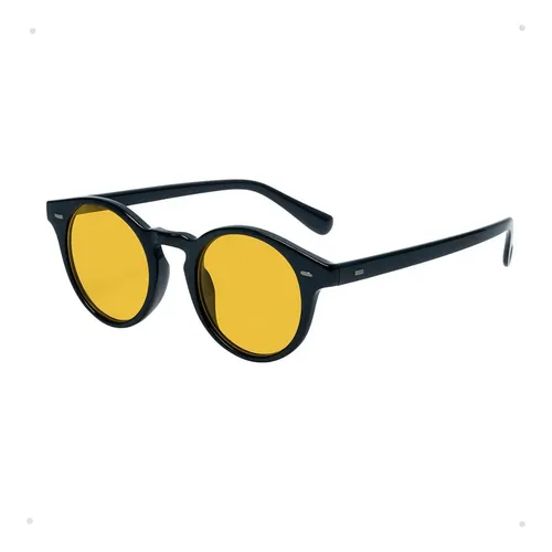 Óculos de sol Gucci GG0061S desenho Redondo armação dourado