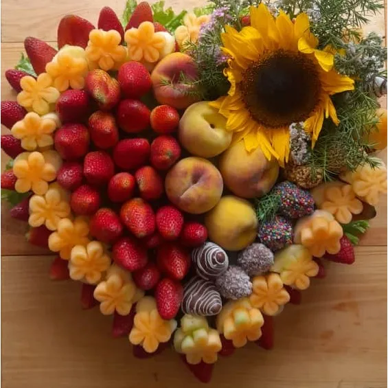 Ramos De Fruta Arreglos Frutales Desayunos San Valentín