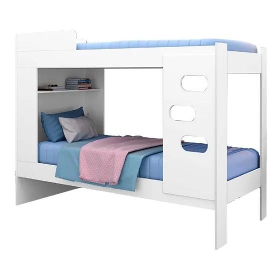 Beliche Floripa Para Colchão 0,88m Com Nicho Organizador