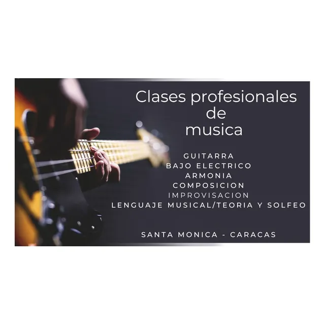 Clases De Música Y Guitarra, Eléctrica/clásica/composicion. 