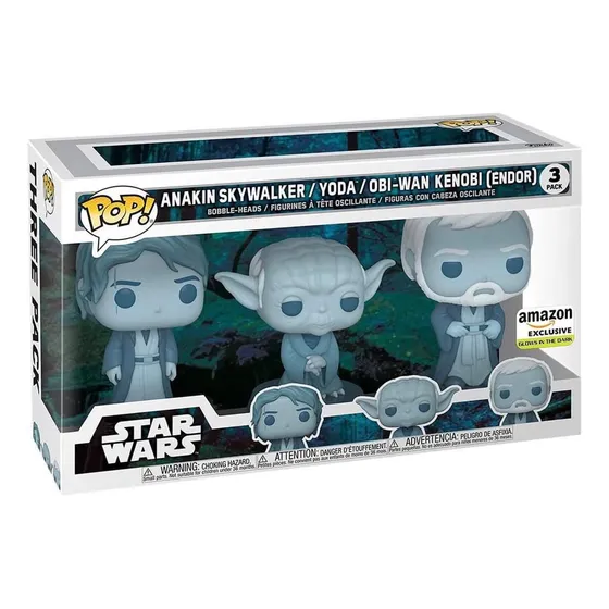 Funko Pop Pack Anakin Yoda Obi Wan Kenobi Star Wars