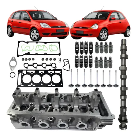 Kit Cabeçote Ka Fiesta Zetec Rocam 1.0 8v Flex 2006 Até 2014