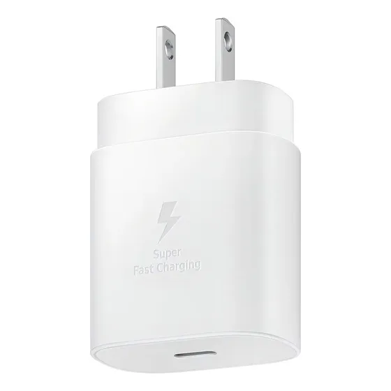 Cargador de Pared Samsung 25w Para Galaxy A26 A36 A56 A25 A35 A55 A05 A05s A15 A54 A34 A53 A33 Sin Cable Blanco | Cuotas sin interés