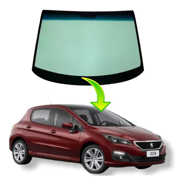 Parabrisa Peugeot 408 Peugeot 308 Com E Sem Sensor De Chuva