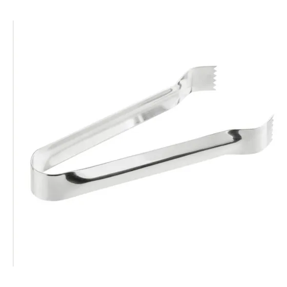 Pinza Para Servir Hielo Acero Inoxidable 22cm 5 Unidades