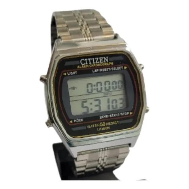 Reloj Citizen Vintage Ana-digi P250 Japan Acero Originales
