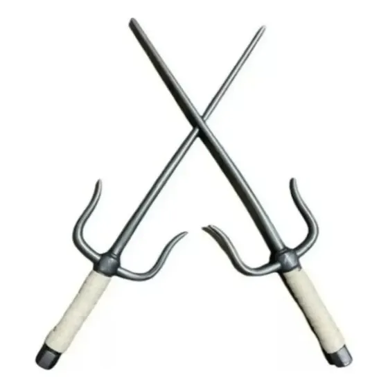 Raphael Tortuga Ninja - Kit X2 Espadas Sai - Aesir Premium Color Gris