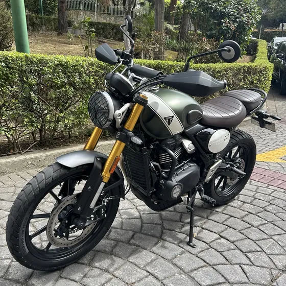 Triumph Scrambler 400x 2025, Verde, Único Dueño, 7.270km.