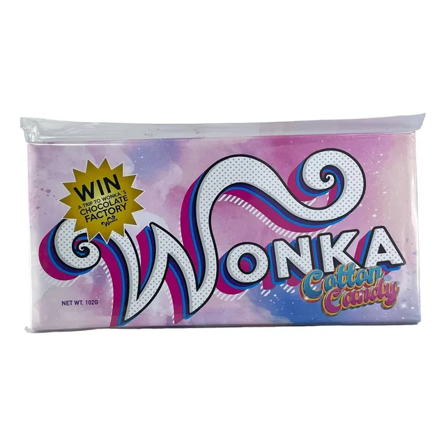 Barra De Chocolate Wonka Sabor Cotton Candy