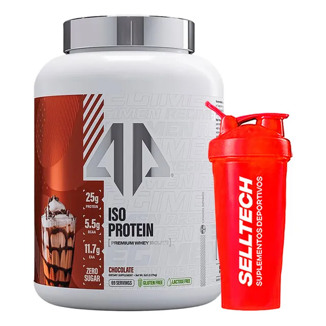 Proteina Alpha Prime Iso Protein 5lb Chocolate + Shaker