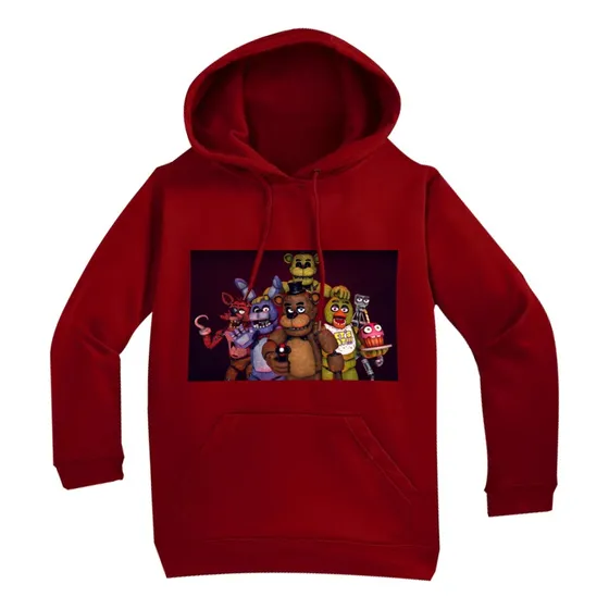 Suéter Con Capucha Personalizado Five Nights At Freddys 