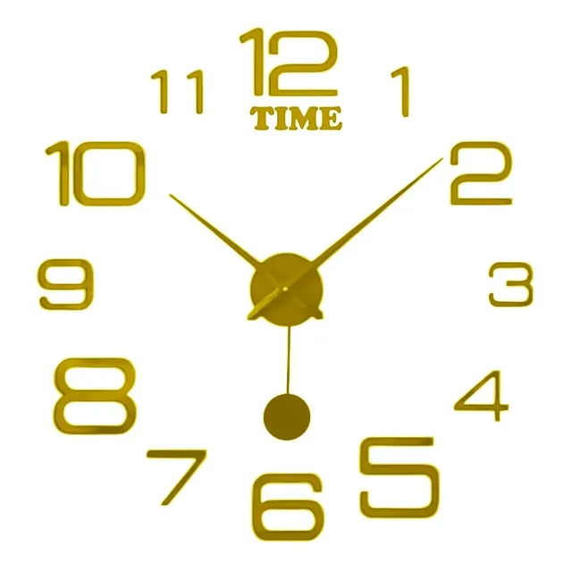 Reloj De Pared Grande De Acrílico 3d Para Decoración