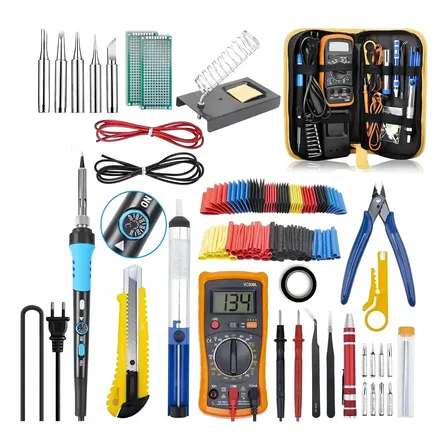 Kit De Solda 60w Com Multímetro Digital Kit De Ferramentas
