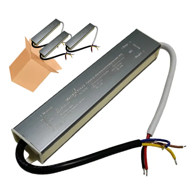 3 Fuentes Poder Alimentación Conmutada Exterior 12v 60w 5a