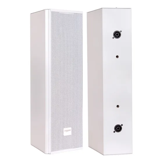 Caixa Line Vertical Torre C425 Donner Branca 100wrms Lláudio