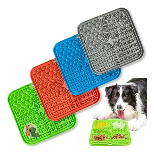 Lick Mat  Comedero Lento Para Perros Y Gatos