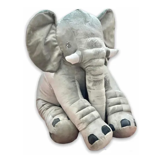 Elefante Peluche Almohada Bebe 60cm Extra Suave