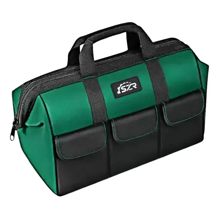 Kit De Ferramentas Eletricista Forte Durável Lona Engrossa Verde