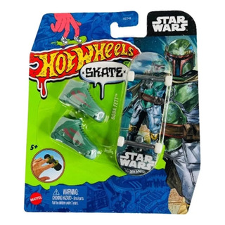 Hot Wheels Skate Patineta + Tenis Tony Hawk Boba Fett Star W Hot Wheels Skate Patineta + Tenis Tony Hawk Boba Fett Star W