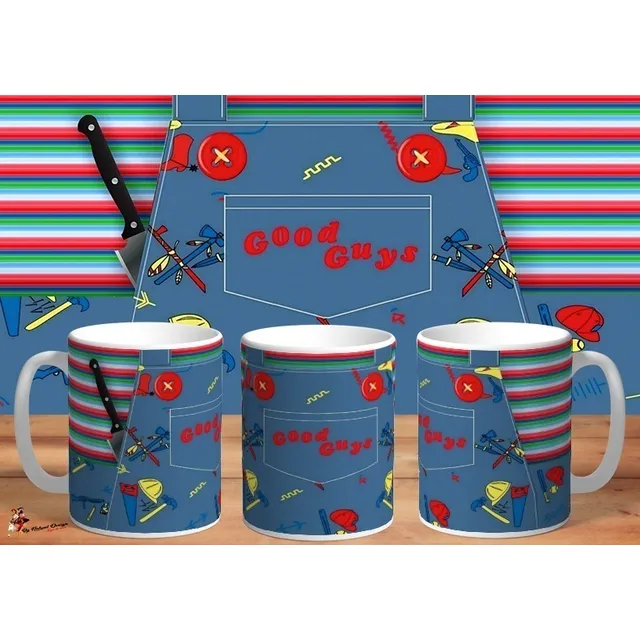 Taza De Ceramica Chucky Good Guys 4k Art