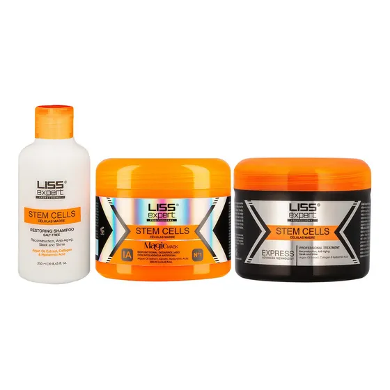 Alisado Liss Expert 250ml + Shampoo + Mascara Magic 250ml