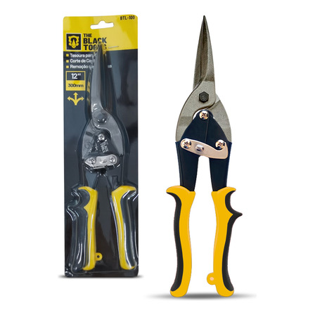 Alicate Tesoura Corta Chapa 12 Longa Btl100 The Black Tools Alicate Tesoura Corta Chapa 12 Longa Btl100 The Black Tools