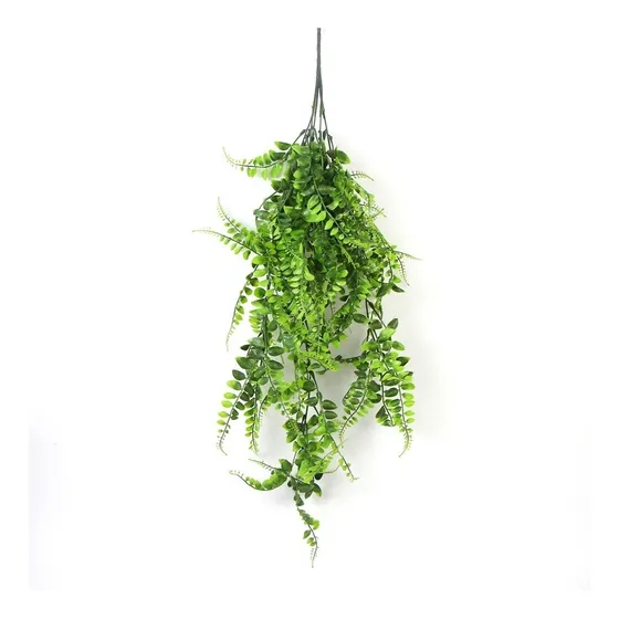 Ramo Colgante Small Green Leaf Planta Artificial Decoración