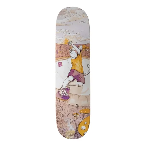 Tabla Skate Patineta Gangsta Cat Session 8.1 Negro