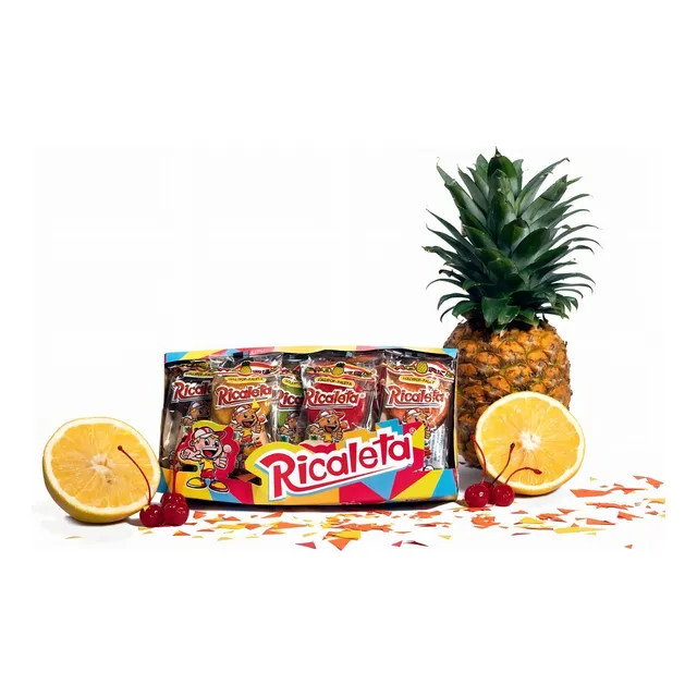 Ricaleta Sabores Surtidos Chile Piquin 25 Pzs Dulce Mexicano