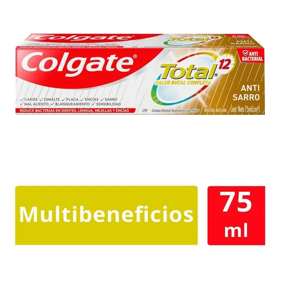 Pasta Dental Colgate Total 12 Anti-Sarro 75ml