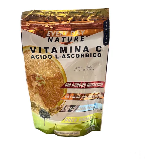 Suplemento En Polvo Every Day Nature Vitamina C 500 Grs