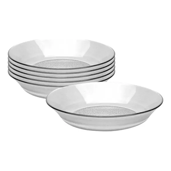 Set x12 Plato Hondo Rigolleau Aquamarine Flint Por X 12 Unidades