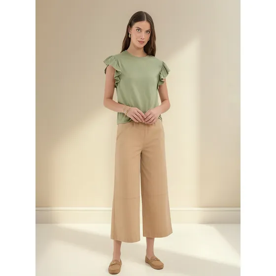 Pantalón Para Mujer Moda Marca Patprimo Color Café #30072010