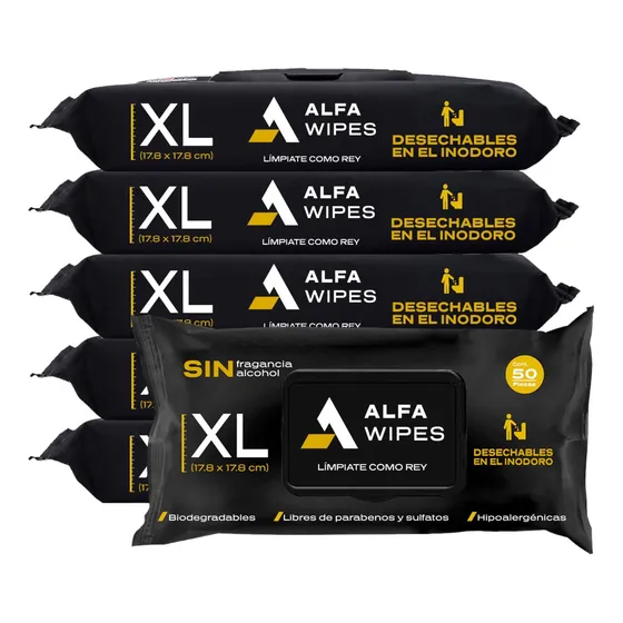 Toallas Húmedas Para Adulto, Xl,desechables En Inodoro 300pz